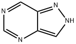 2H-Pyrazolo[4,3-d]pyrimidine (8CI,9CI) 化学構造式