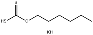 POTASSIUM HEXYLXANTHATE 结构式