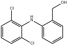 (2-(2,6-DICHLOROANILINO)PHENYL) METHANOL Struktur