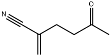 Hexanenitrile, 2-methylene-5-oxo- (9CI) 化学構造式