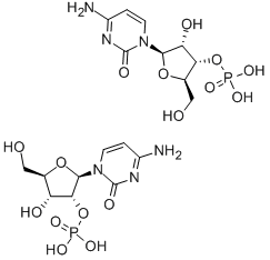 CYTIDINE-2',3'-MONOPHOSPHORIC ACID 化学構造式