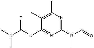 27218-04-8 N,N-ジメチルカルバミド酸2-[ホルミル(メチル)アミノ]-5,6-ジメチルピリミジン-4-イル