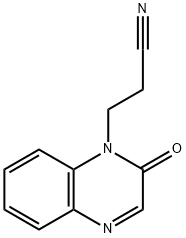 3-(2-oxoquinoxalin-1(2H)-yl)propanenitrile Structure