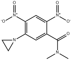 5-(1-Aziridinyl)-2,4-dinitro-N,N-dimethylbenzamide 结构式