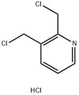 2,3-bis(chloroMethyl)pyridine
 hydrochloride 化学構造式