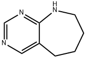 5H-Pyrimido[4,5-b]azepine, 6,7,8,9-tetrahydro- (8CI,9CI) 化学構造式