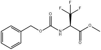 METHYL N-[(BENZYLOXY)CARBONYL]-3,3,3-TRIFLUOROALANINATE Structure