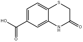 3,4-Dihydro-3-oxo-2H-benzo[b][1,4]thiazine-6-carboxylic acid Struktur