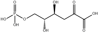 4,5-dihydroxy-2-oxo-6-phosphonooxy-hexanoic acid Structure