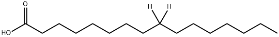 HEXADECANOIC-9,9-D2 ACID Struktur