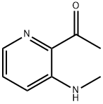 Ethanone, 1-[3-(methylamino)-2-pyridinyl]- (9CI) 化学構造式