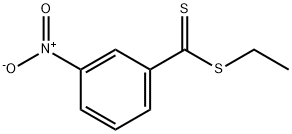 3-Nitrodithiobenzoic acid ethyl ester Struktur