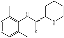 (2S)-N-(2,6-Dimethylphenyl)-2-piperidinecarboxamide) Struktur