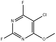 5-Chloro-2,4-difluoro-6-methoxypyrimidine Struktur