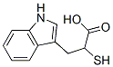 Indole-3-propionic acid, -alpha--mercapto-, DL- (8CI) Structure