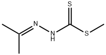 METHYL 2-(1-METHYLETHYLIDENE)HYDRAZINE-CARBODITHIOATE Struktur