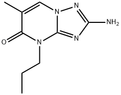 2-Amino-6-methyl-4-propyl-[1,2,4]triazolo[1,5-a]pyrimidin-5-one Structure