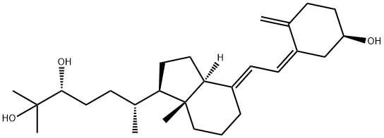 3-epi-24R 25-Dihydroxy VitaMin D3 Structure