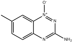 3-アミノ-7-メチル-1,2,4-ベンゾトリアジン-1-オキシド 化学構造式