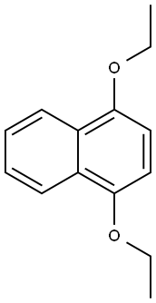 1,4-ジエトキシナフタレン 化学構造式