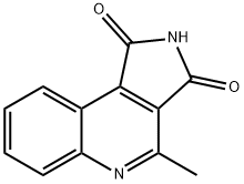 4-METHYL-2,3-DIHYDRO-1H-PYRROLO[3,4-C]QUINOLINE-1,3-DIONE Struktur