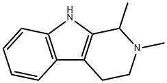 2,3,4,9-Tetrahydro-1,2-dimethyl-1H-pyrido[3,4-b]indole Structure