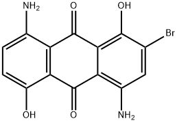 4,8-二氨基-2-溴-1,5-二羟基蒽醌,27312-18-1,结构式