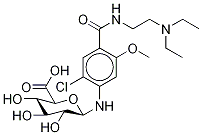 Metoclopramide N4-β-D-Glucuronide Structure