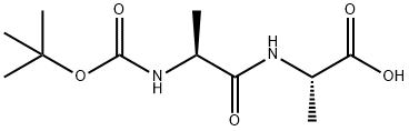 BOC-ALA-ALA-OH Structure