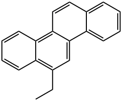 6-エチルクリセン 化学構造式