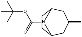 3-亚甲基-8-叔丁氧羰基-8-氮杂双环[3.2.1]辛烷,273207-57-1,结构式
