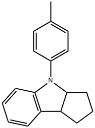 1,2,3,3a,4,8b-hexahydro-4-(4-Methylpheny)-Cyclopent[b]indole Struktur