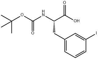BOC-L-3-碘苯丙氨酸, 273221-75-3, 结构式