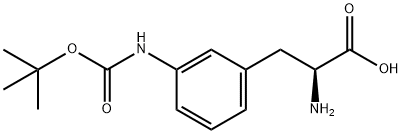 L-PHE(3-NH-BOC) Struktur
