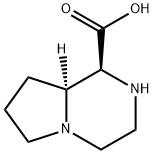 Pyrrolo[1,2-a]pyrazine-1-carboxylic acid, octahydro-, (1S,8aS)- (9CI) Struktur