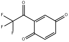 2,5-Cyclohexadiene-1,4-dione, 2-(trifluoroacetyl)- (9CI) Struktur