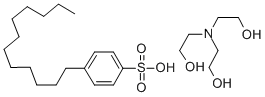 十二烷基苯磺酸、三乙醇胺的化合物(1:1), 27323-41-7, 结构式