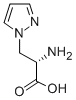 3-(1-ピラゾリル)-L-アラニン 化学構造式