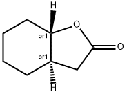 hexahydro-, trans-2(3H)-Benzofuranone Structure