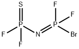 Phosphorimidic bromide difluoride, (difluorophosphinothioyl)- Struktur