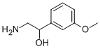 2-amino-1-(3-methoxyphenyl)ethanol Structure