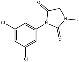 3-(3,5-二氯苯基)-1-甲基海因, 27387-90-2, 结构式
