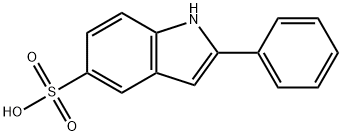 2-Phenylindole-5-sulfonic acid Structure