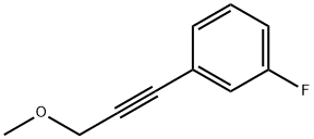 Benzene, 1-fluoro-3-(3-methoxy-1-propynyl)- (9CI),273938-11-7,结构式
