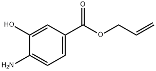 Benzoic acid, 4-amino-3-hydroxy-, 2-propenyl ester (9CI) 结构式