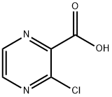 2-氯吡嗪-3-羧酸 结构式