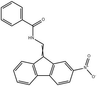 Benzamide, N-[(2-nitrofluoren-9-ylidene)methyl]-,27398-55-6,结构式