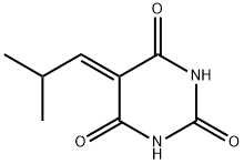5-(2-Methylpropylidene)-2,4,6(1H,3H,5H)-pyrimidinetrione Structure