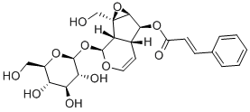 β-D-Glucopyranosid, 1a,1b,2,5a,6,6a-Hexahydro-6-hydroxy-1a-(hydroxymethyl)oxireno[4,5]cyclopenta[1,2-c]pyran-2-yl, 6-(3-Phenyl-2-propenoat), [1aS-[1aα,1bβ,2β(E),5aβ,6β,6aα-