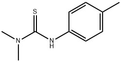 Thiourea,N,N-dimethyl-N'-(4-methylphenyl)- 结构式